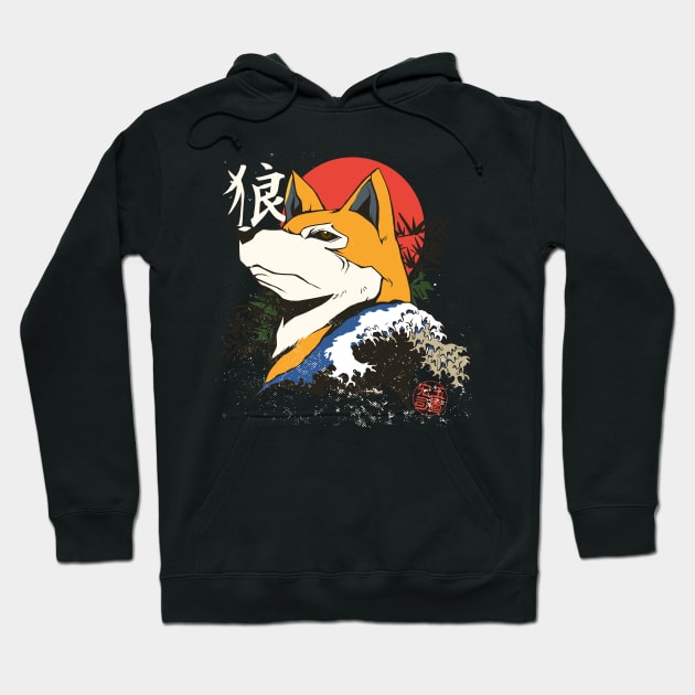 Faithful Japan dog soul Hoodie by Wikstroem